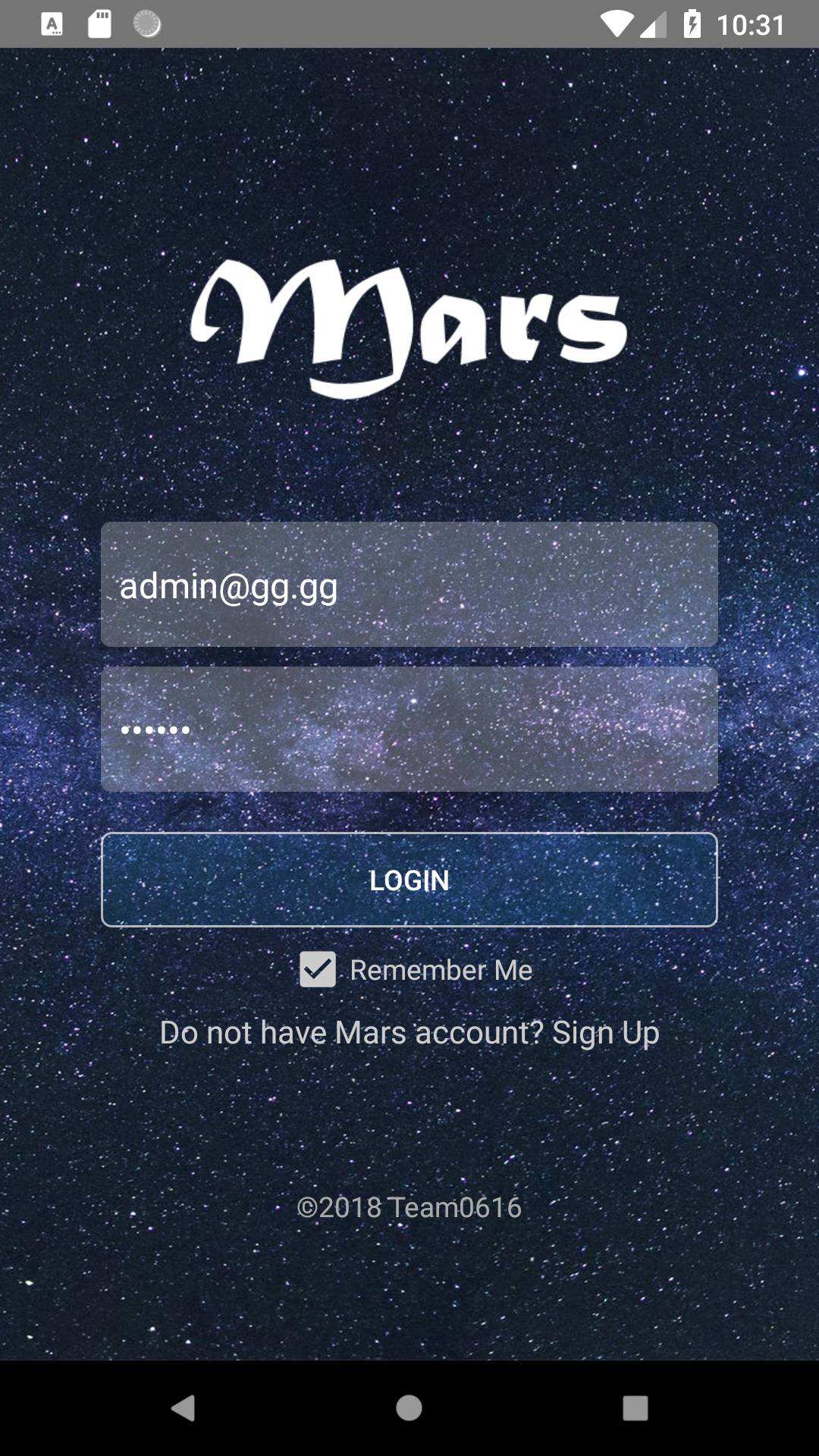 Login Page